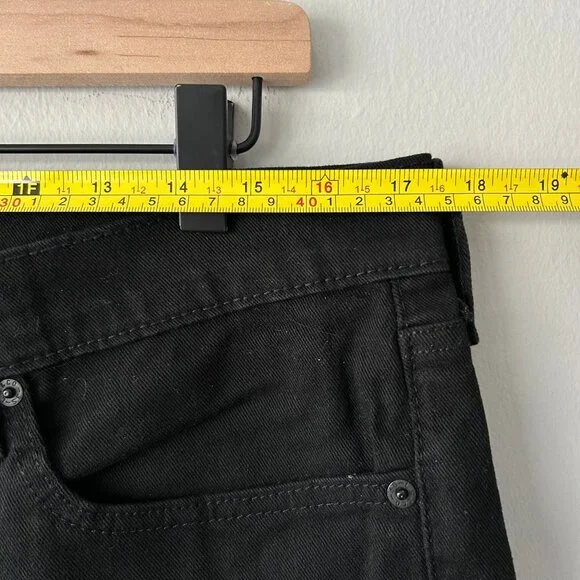 Levi's 541 Black Athletic Taper Jeans Black Stretch Denim Men's Size 34/32 - Picture 7 of 9